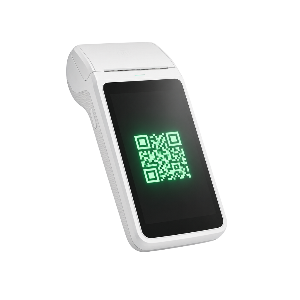 Maquininha de pagamento com QR Code PIX